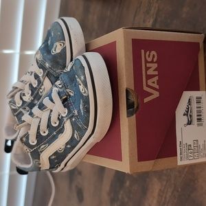 EUC Toddler Vans Old School Elas Cosmic Glow 7